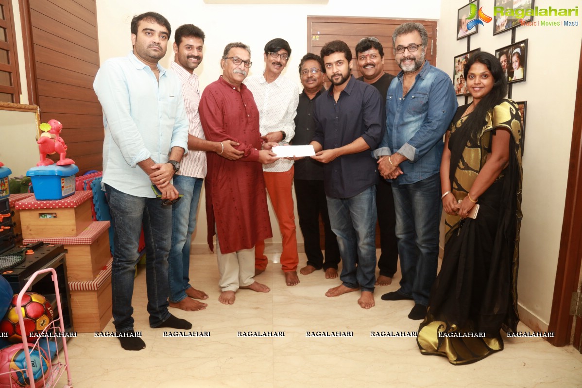 Nadigar Sangam Leaders Meet Actor Suriya