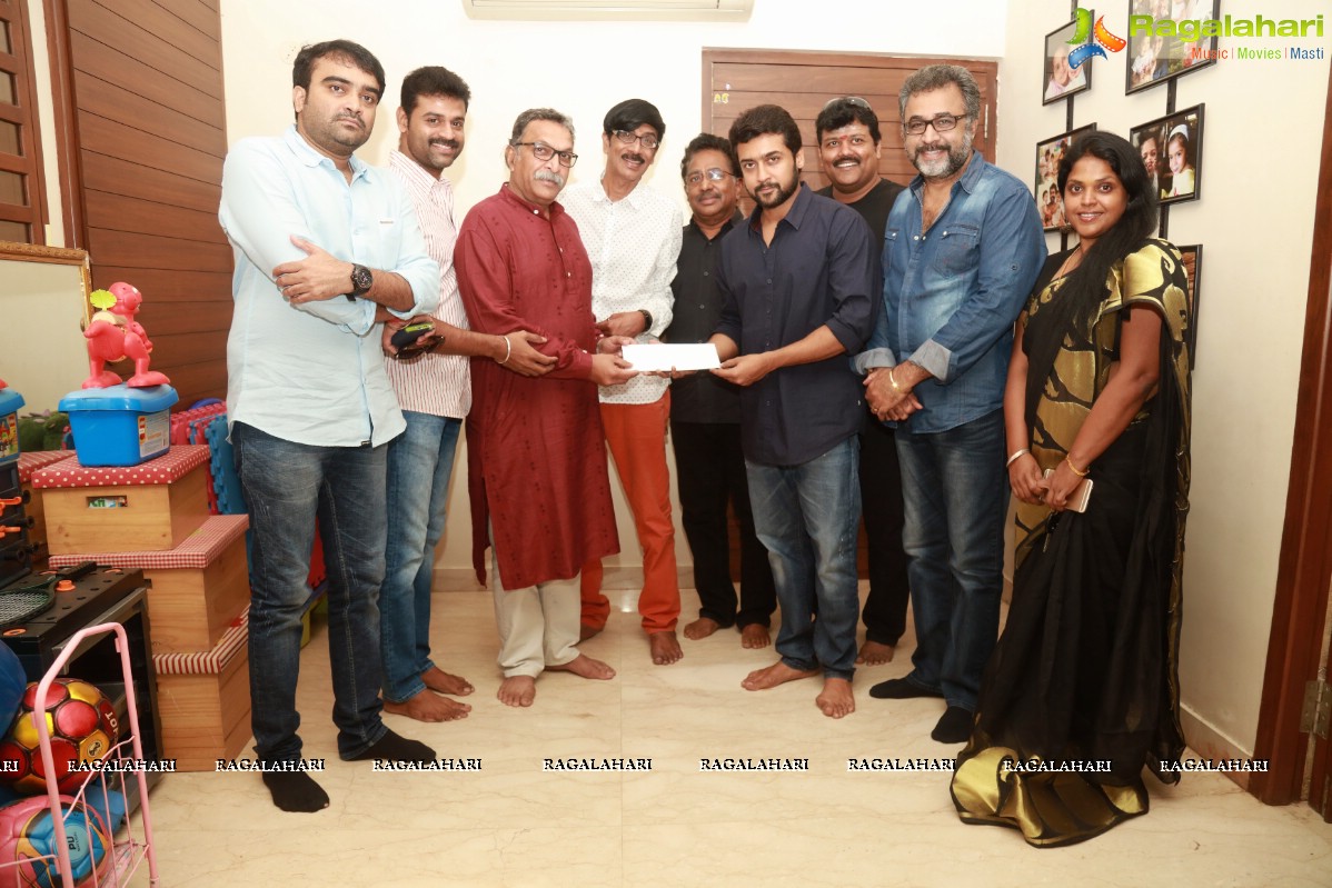 Nadigar Sangam Leaders Meet Actor Suriya