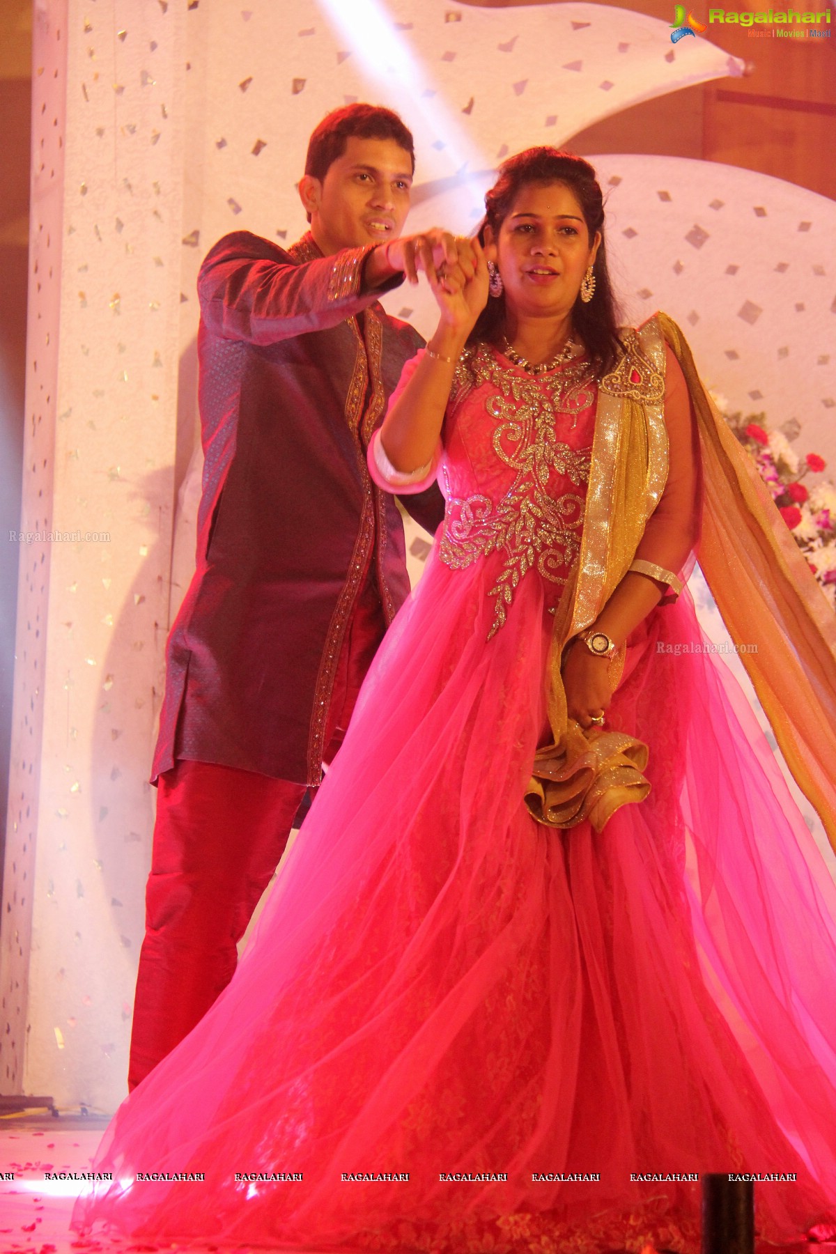 Grand Wedding Sangeet Ceremony of Pankaj-Payal