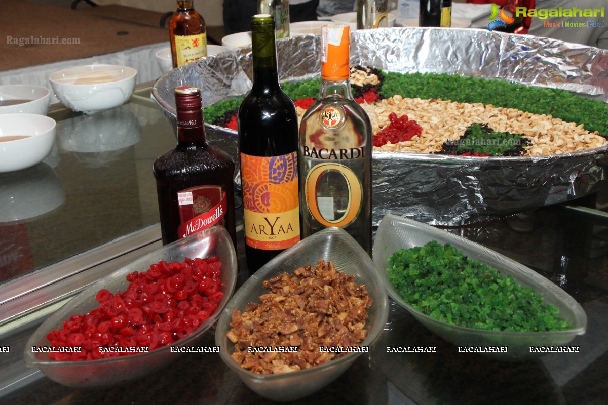 The Pre-Christmas Cake Mixing Bash 2015 at The Golkonda Hotel, Hyderabad