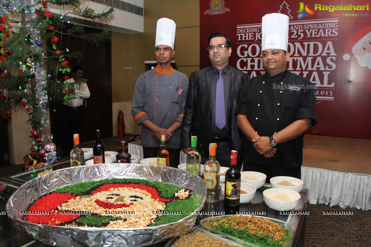 The Pre-Christmas Cake Mixing Bash 2015 at The Golkonda Hotel, Hyderabad