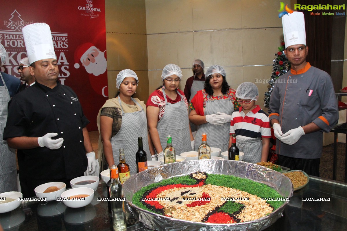 The Pre-Christmas Cake Mixing Bash 2015 at The Golkonda Hotel, Hyderabad