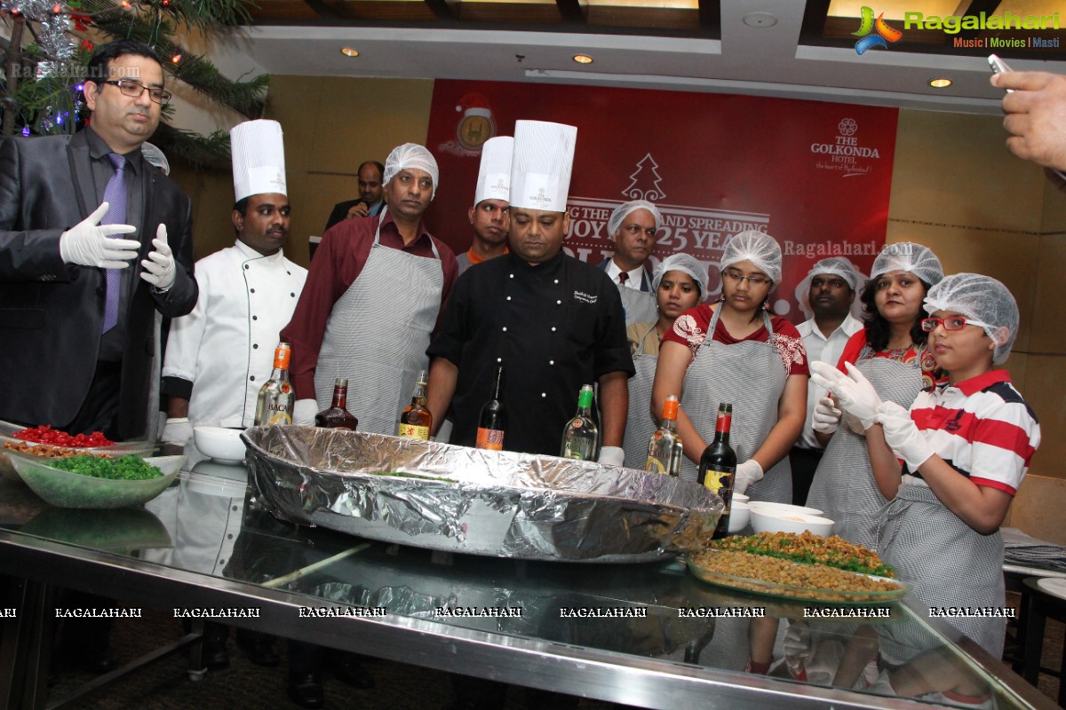 The Pre-Christmas Cake Mixing Bash 2015 at The Golkonda Hotel, Hyderabad