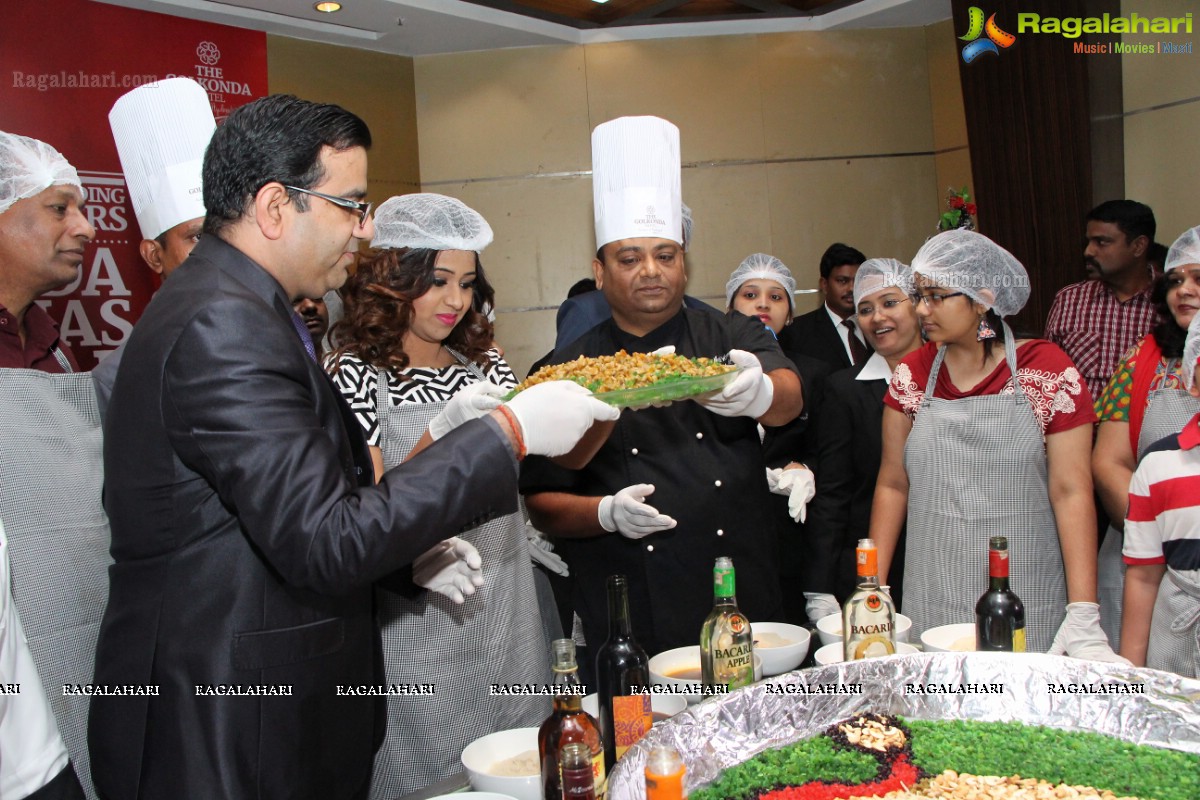 The Pre-Christmas Cake Mixing Bash 2015 at The Golkonda Hotel, Hyderabad