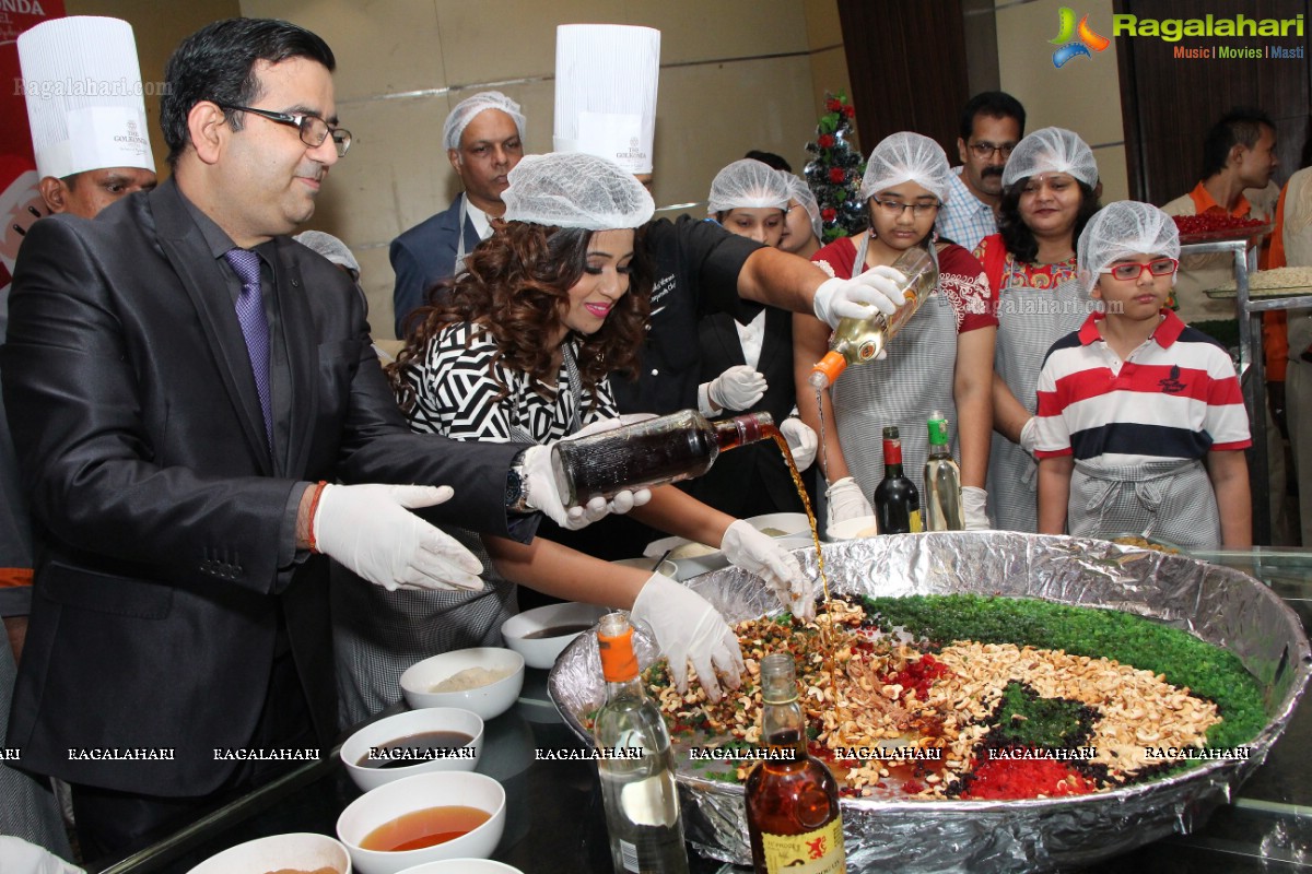 The Pre-Christmas Cake Mixing Bash 2015 at The Golkonda Hotel, Hyderabad