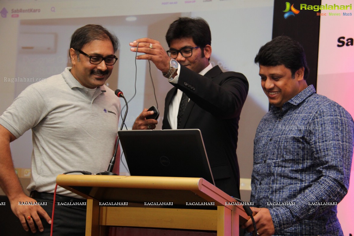 Pre-Launch ceremony of India's first full-fledged rental eCommerce portal sabrentkaro.com