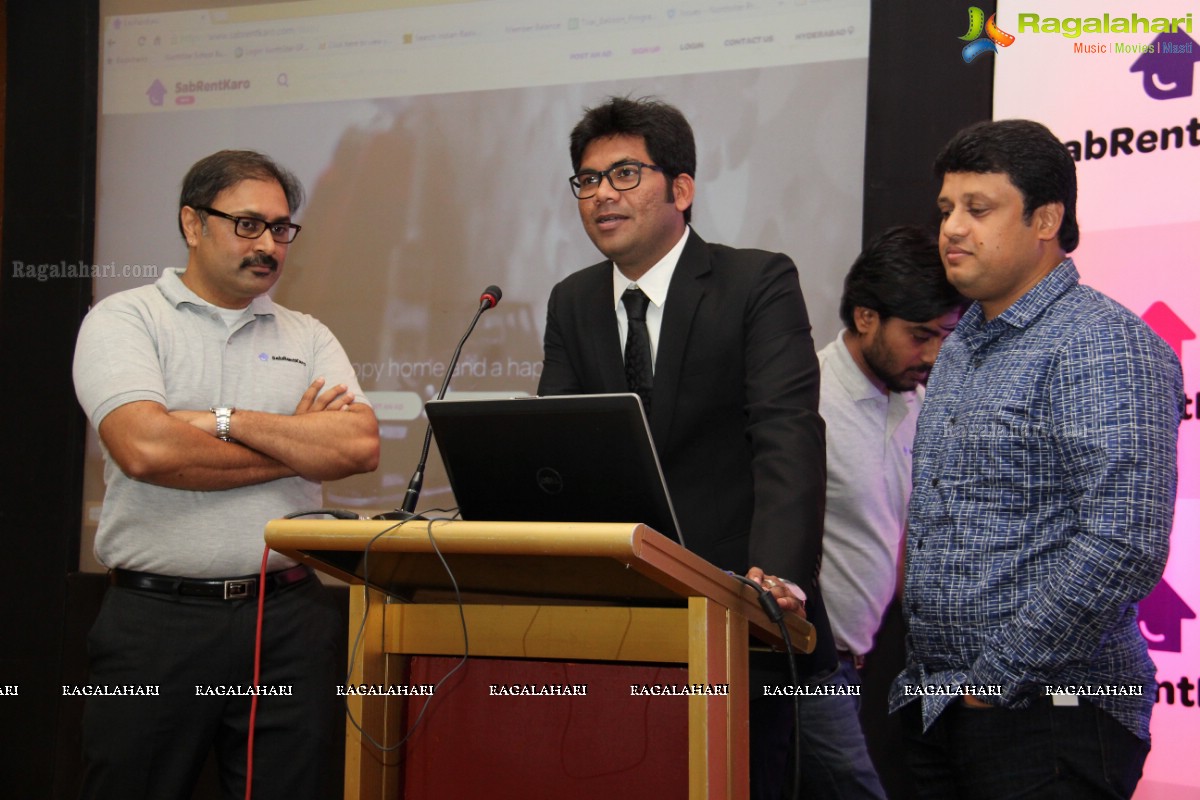 Pre-Launch ceremony of India's first full-fledged rental eCommerce portal sabrentkaro.com
