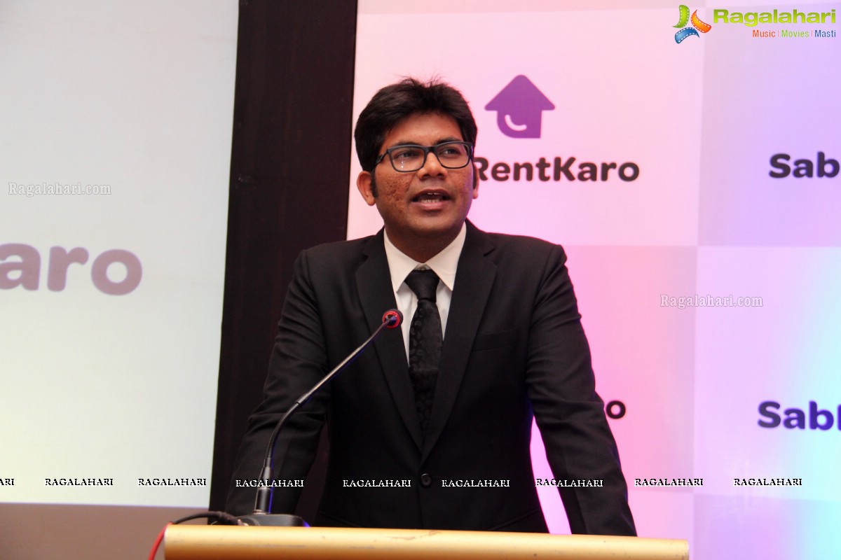 Pre-Launch ceremony of India's first full-fledged rental eCommerce portal sabrentkaro.com