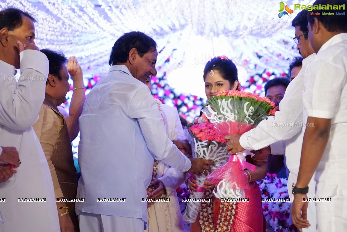 Mahabubnagar MP AP Jithender Reddy Son Sanjay Reddy - Divya Ring Ceremony at JRC