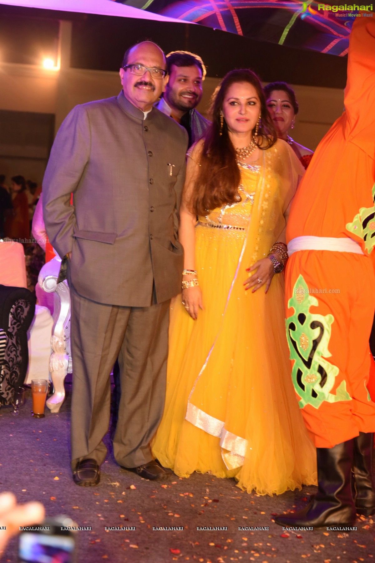 Grand Wedding Sangeet Ceremony of Jaya Prada's Nephew Siddharth-Pravallika Reddy 