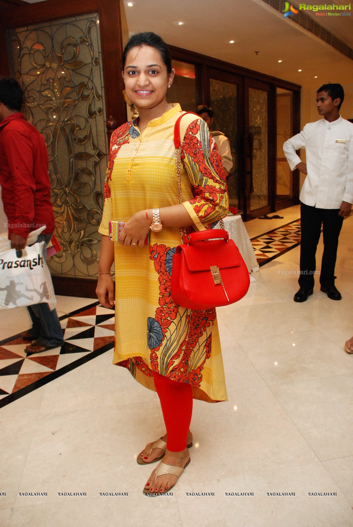 Yamini Bhaskar launches Trendz Vivah Collection at Taj Krishna, Hyderabad