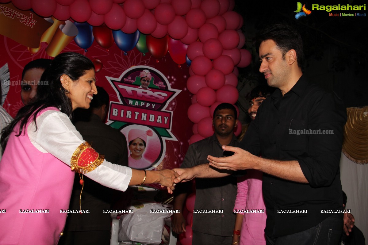Birthday Celebrations of TRS Leader Shanti Devi Akka