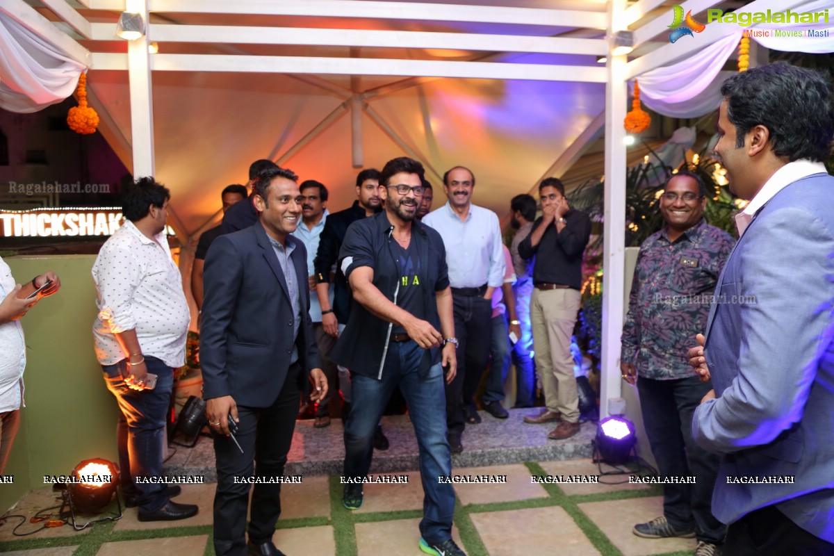 Venkatesh launches W3-World We Wish Coffee Lounge at Film Nagar, Hyderabad