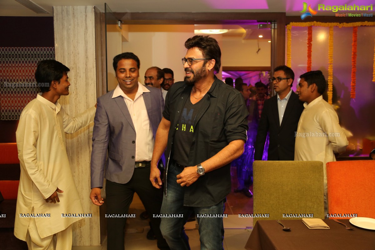 Venkatesh launches W3-World We Wish Coffee Lounge at Film Nagar, Hyderabad