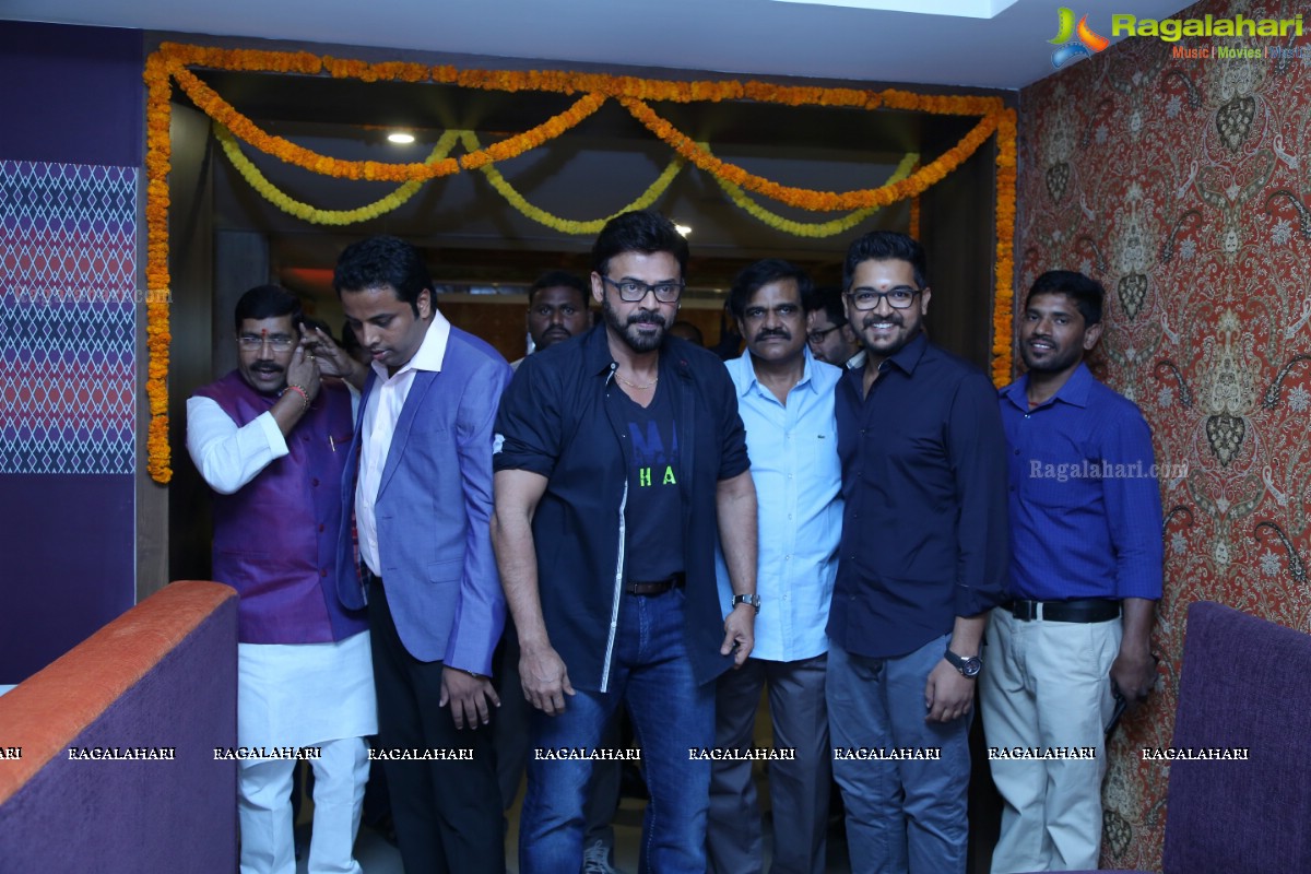 Venkatesh launches W3-World We Wish Coffee Lounge at Film Nagar, Hyderabad