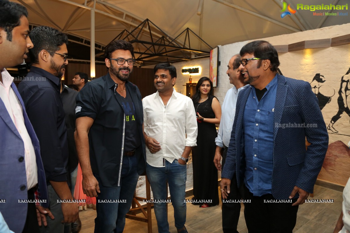 Venkatesh launches W3-World We Wish Coffee Lounge at Film Nagar, Hyderabad