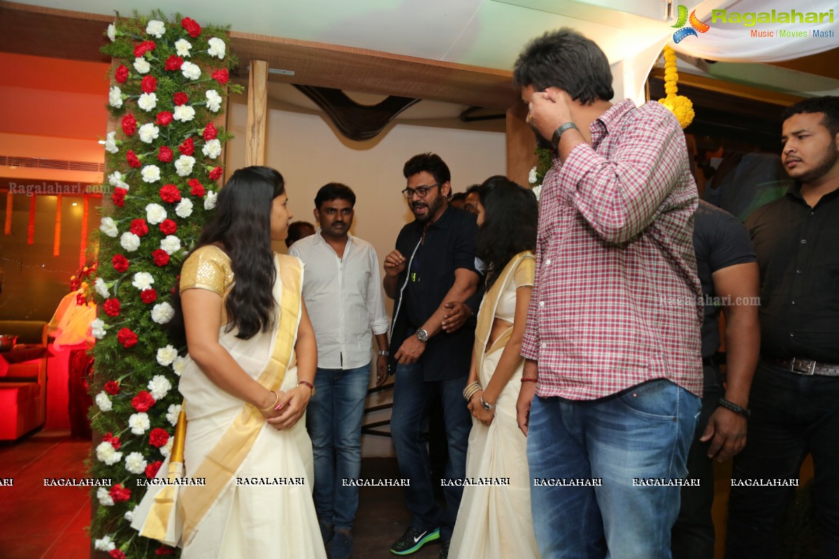 Venkatesh launches W3-World We Wish Coffee Lounge at Film Nagar, Hyderabad