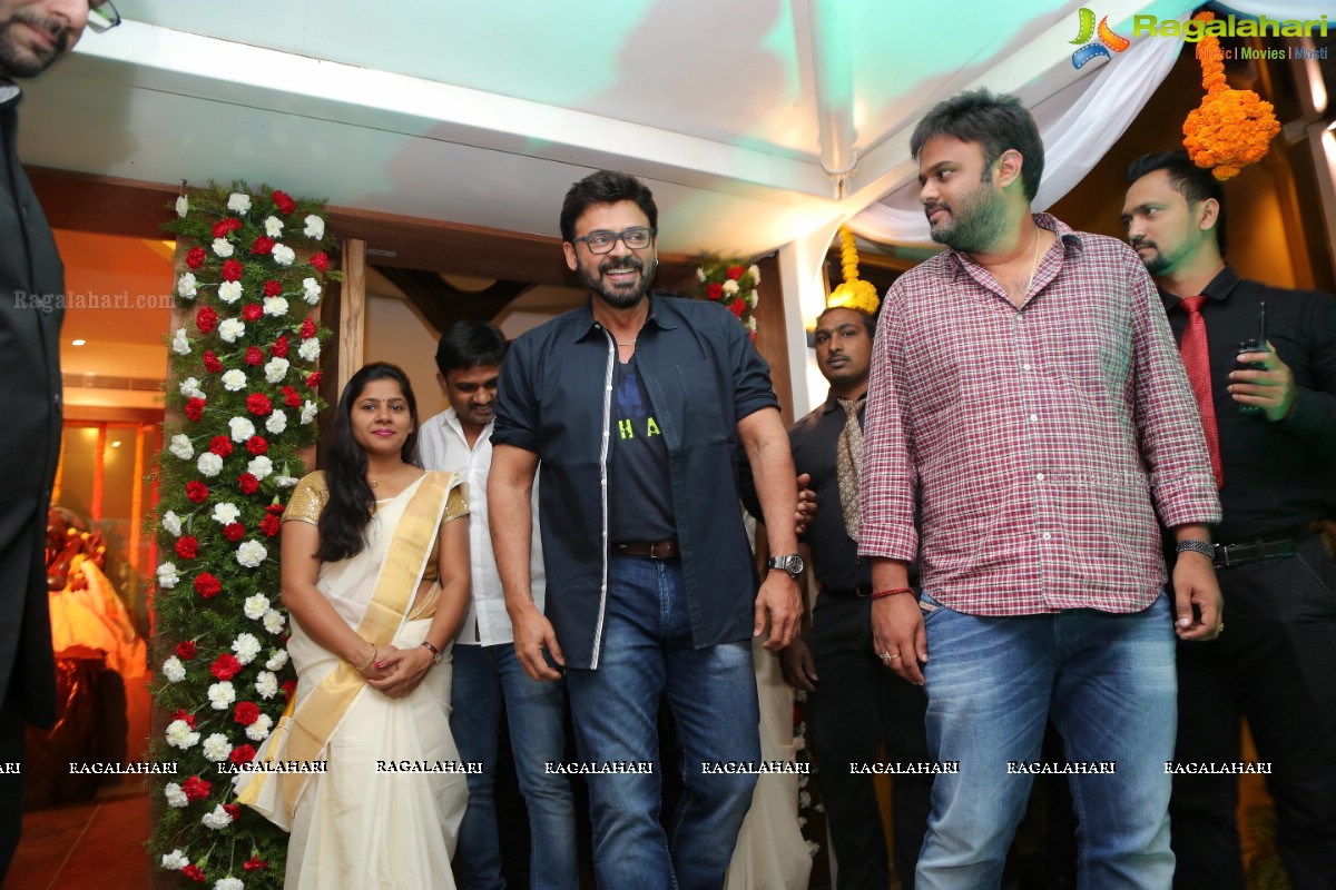 Venkatesh launches W3-World We Wish Coffee Lounge at Film Nagar, Hyderabad