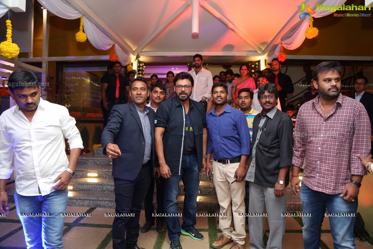 Venkatesh launches W3-World We Wish Coffee Lounge at Film Nagar, Hyderabad