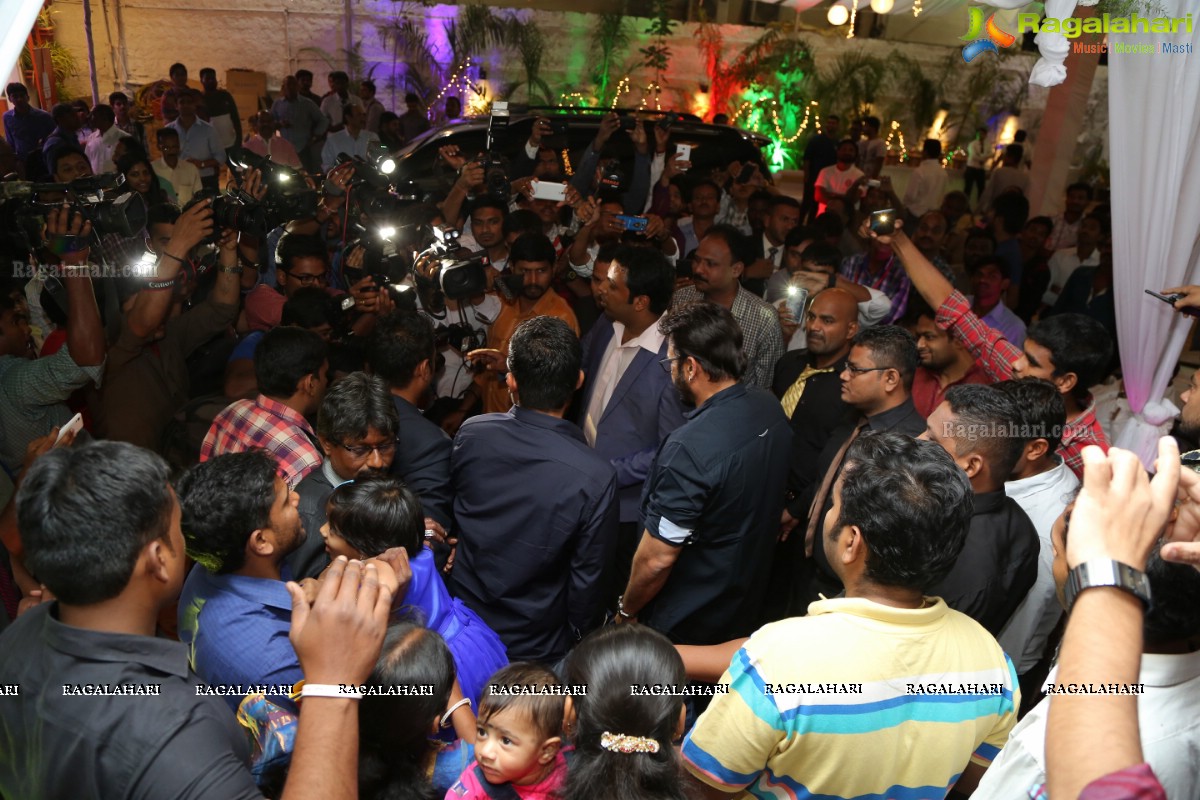 Venkatesh launches W3-World We Wish Coffee Lounge at Film Nagar, Hyderabad