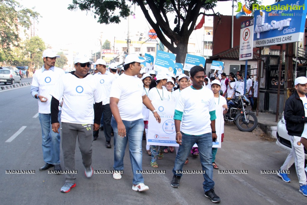 World Diabetes Day 2015 Walk by Apollo Sugar, Hyderabad