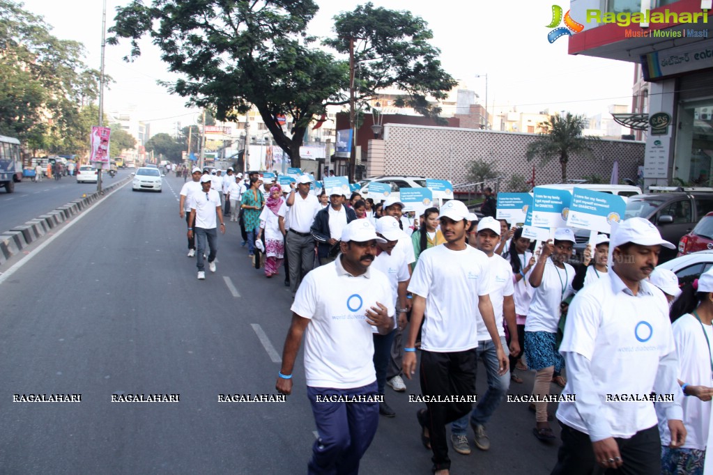 World Diabetes Day 2015 Walk by Apollo Sugar, Hyderabad