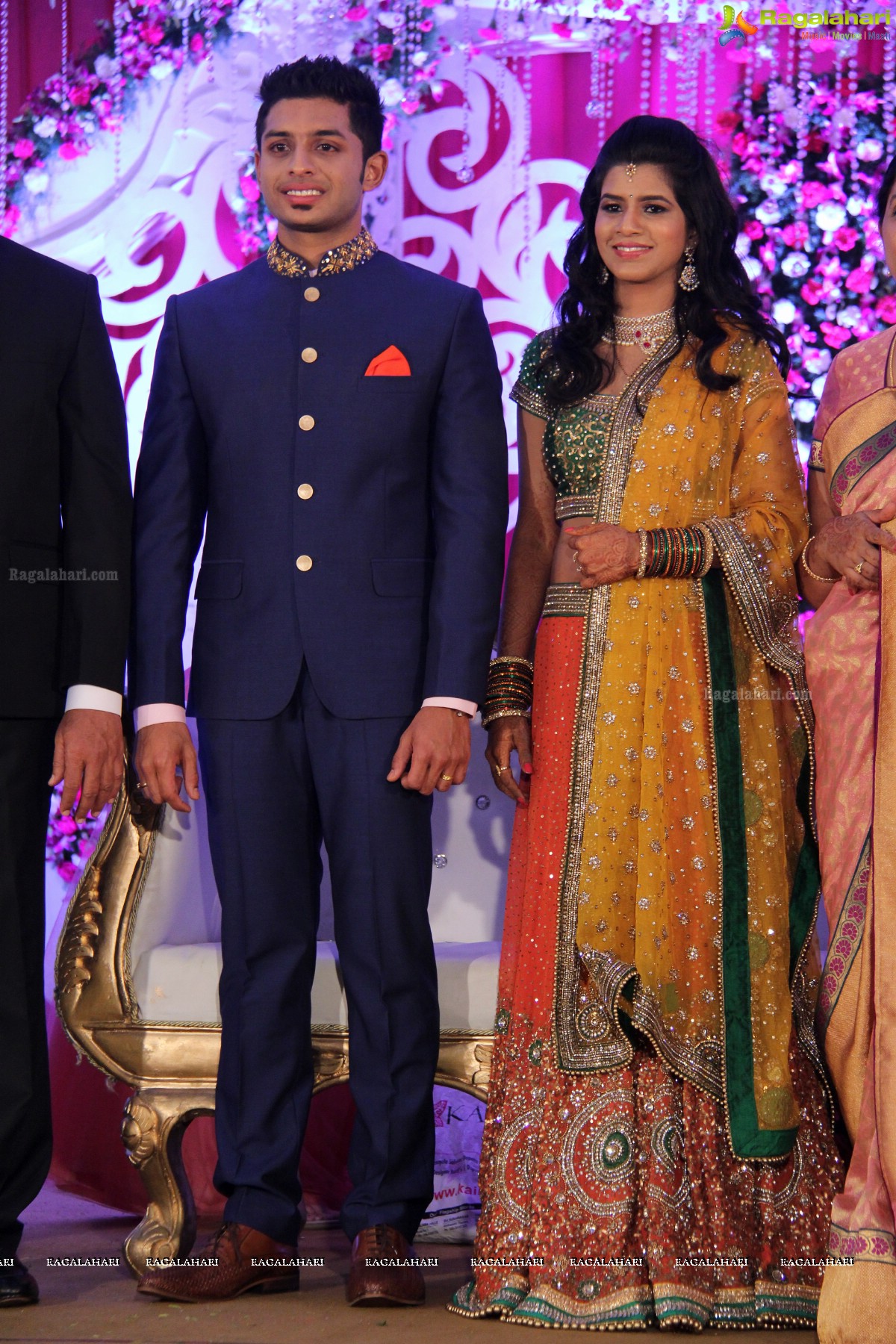 Wedding Reception Party of Anudeep Reddy and Sanjana Reddy at Sandhya Convention