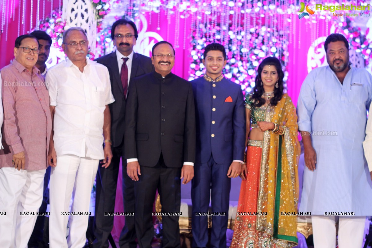 Wedding Reception Party of Anudeep Reddy and Sanjana Reddy at Sandhya Convention