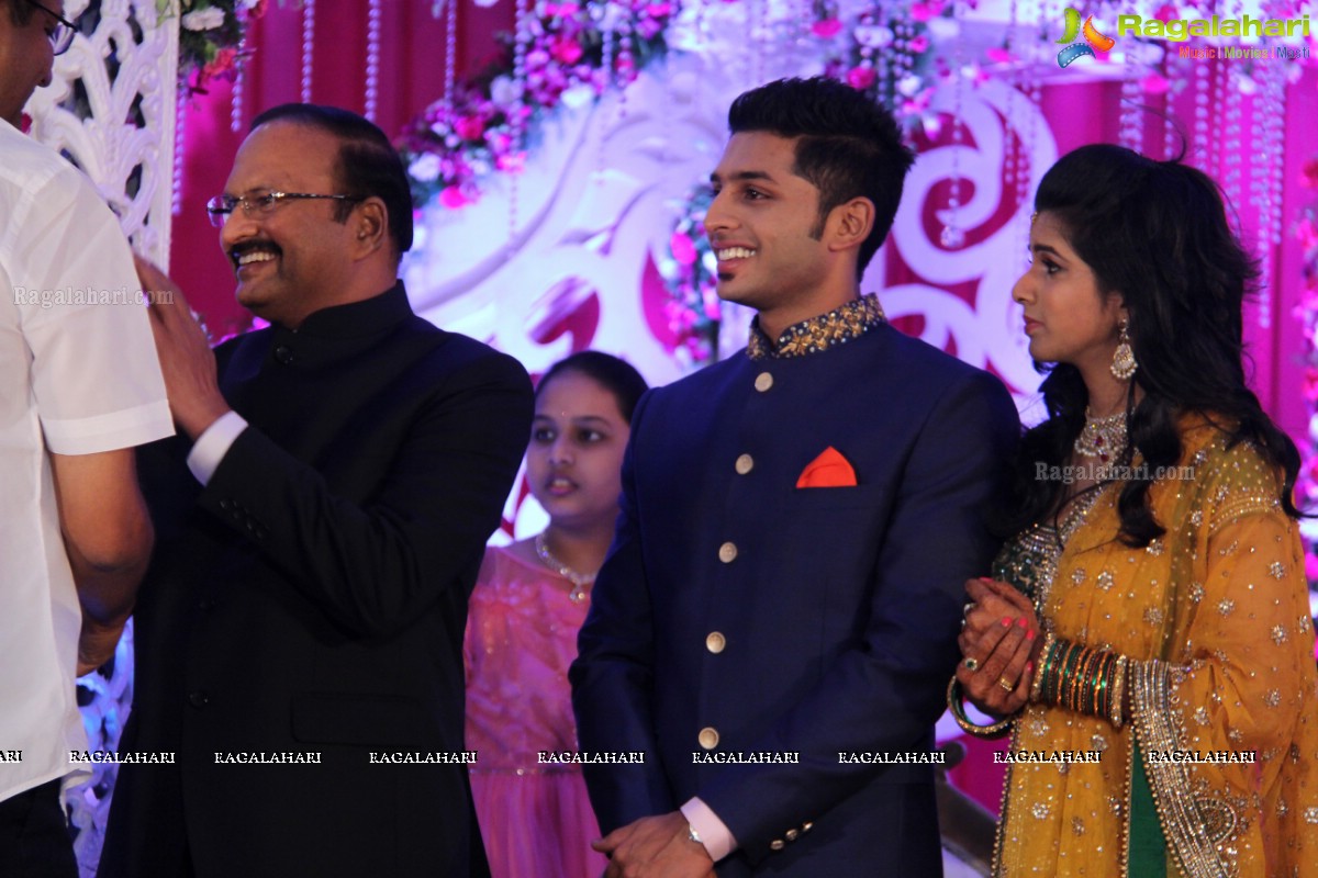 Wedding Reception Party of Anudeep Reddy and Sanjana Reddy at Sandhya Convention