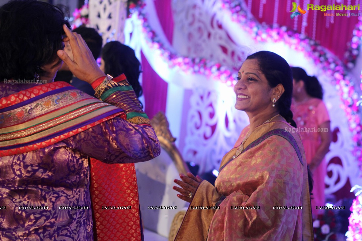 Wedding Reception Party of Anudeep Reddy and Sanjana Reddy at Sandhya Convention