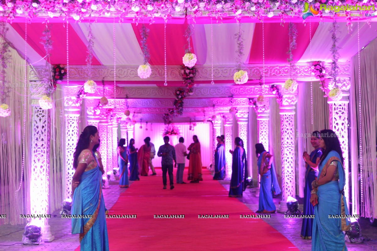 Wedding Reception Party of Anudeep Reddy and Sanjana Reddy at Sandhya Convention