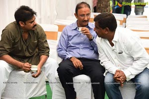 Nithiin-Trivikram Srinivas-Pawan Kalyan Film Muhurat