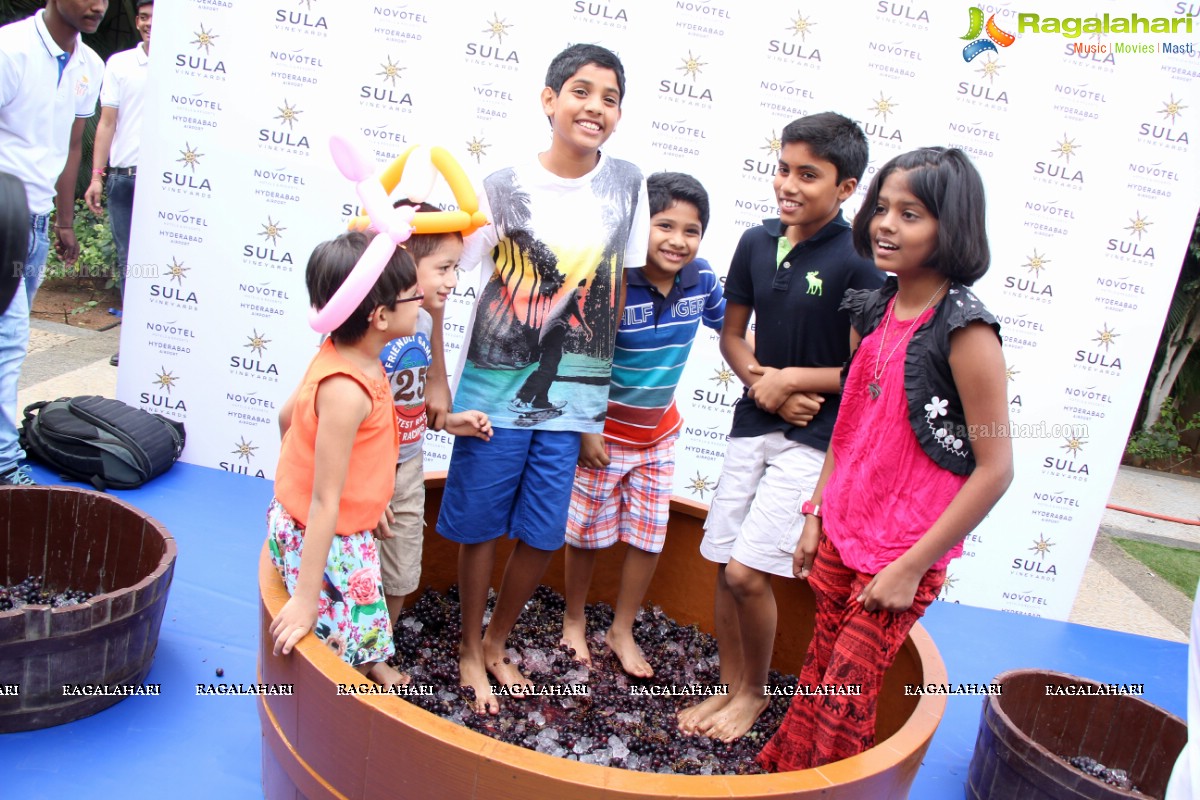 The Grape Stomping Brunch and Cake Mixing Event at Novotel Hyderabad Airport