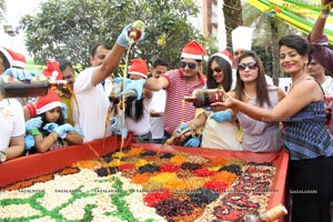 Grape Stomping Cake Mixing Novotel Hyderabad