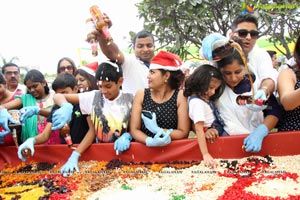 Grape Stomping Cake Mixing Novotel Hyderabad