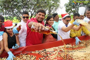 Grape Stomping Cake Mixing Novotel Hyderabad