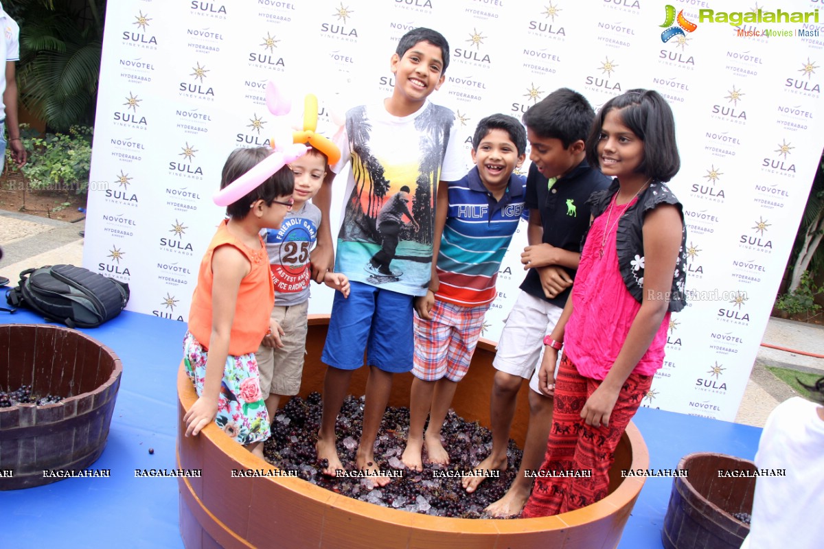 The Grape Stomping Brunch and Cake Mixing Event at Novotel Hyderabad Airport