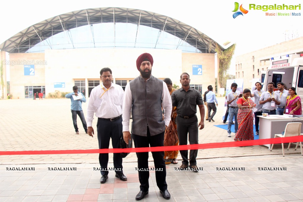 Sardar G.S Kohli launches 7th India Med Expo at Hitex, Hyderabad