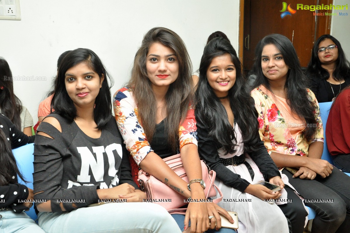 Designer Ashley Rebello visits INIFD, Himayatnagar, Hyderabad