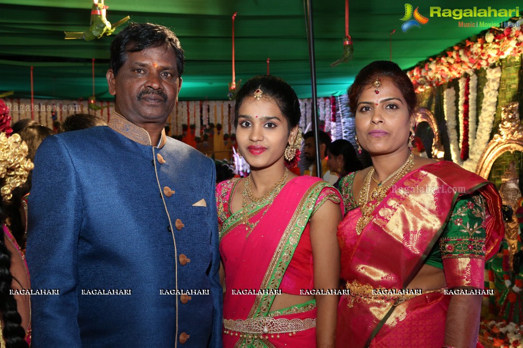 Bandaru Dattatreya Daughter Vijaya Laxmi Weds Jignesh Reddy at Gachibowli Stadium, Hyderabad