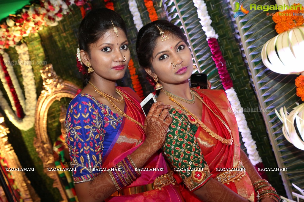 Bandaru Dattatreya Daughter Vijaya Laxmi Weds Jignesh Reddy at Gachibowli Stadium, Hyderabad