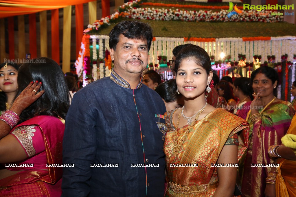 Bandaru Dattatreya Daughter Vijaya Laxmi Weds Jignesh Reddy at Gachibowli Stadium, Hyderabad