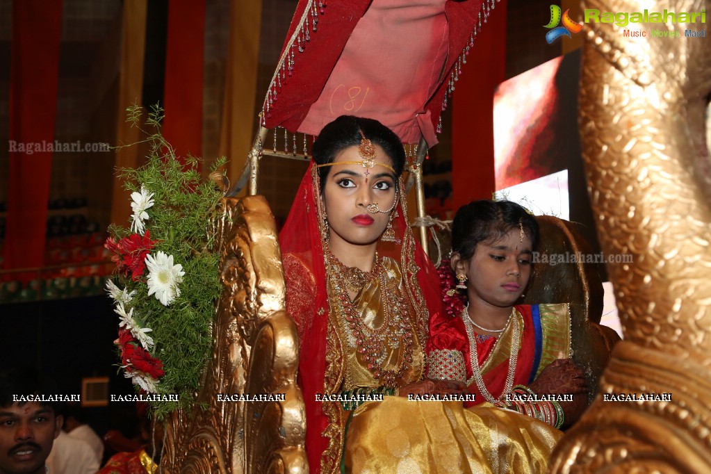 Bandaru Dattatreya Daughter Vijaya Laxmi Weds Jignesh Reddy at Gachibowli Stadium, Hyderabad