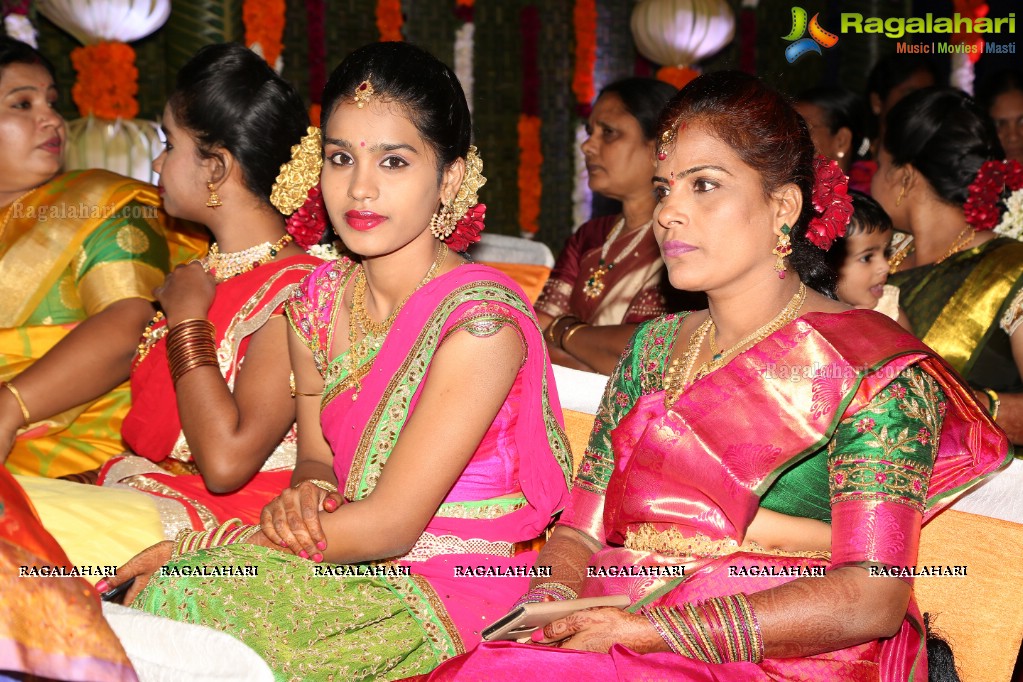 Bandaru Dattatreya Daughter Vijaya Laxmi Weds Jignesh Reddy at Gachibowli Stadium, Hyderabad