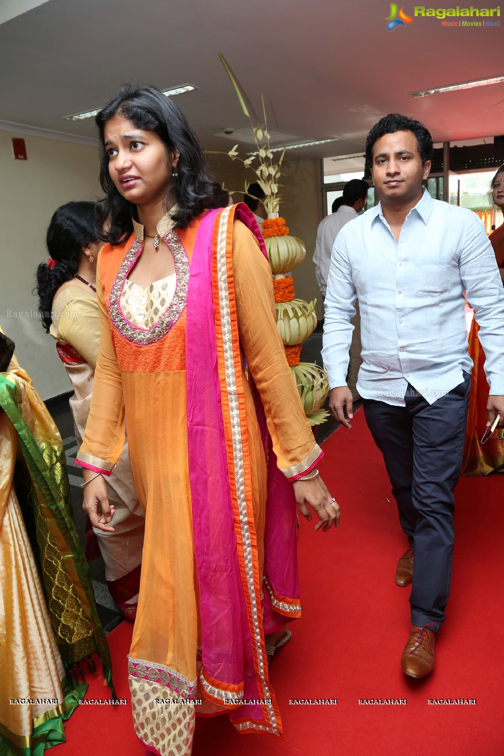 Bandaru Dattatreya Daughter Vijaya Laxmi Weds Jignesh Reddy at Gachibowli Stadium, Hyderabad