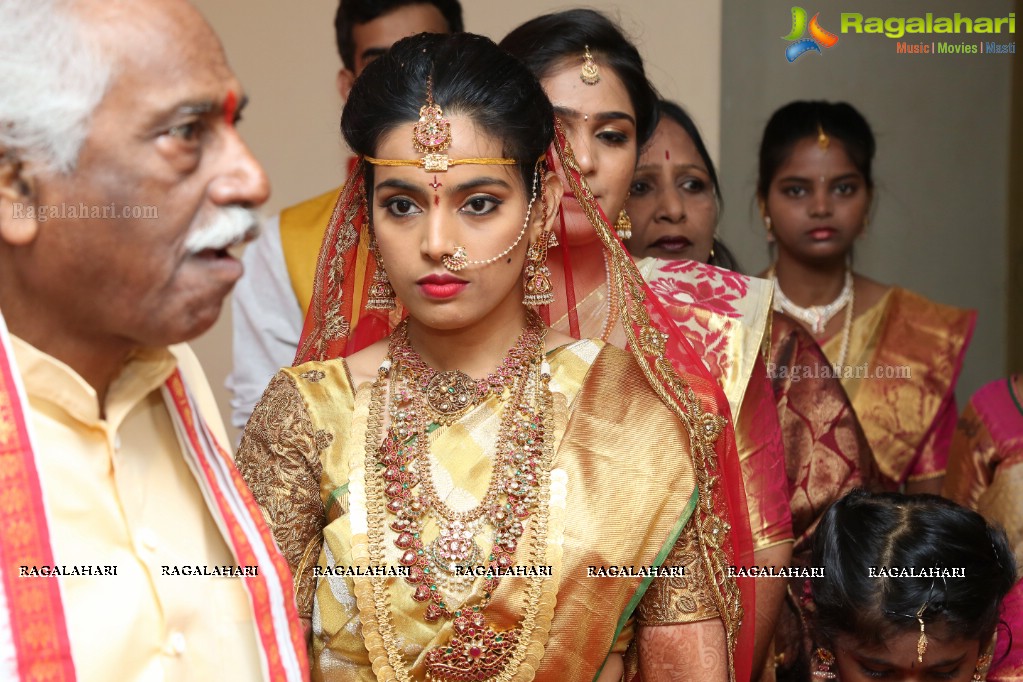 Bandaru Dattatreya Daughter Vijaya Laxmi Weds Jignesh Reddy at Gachibowli Stadium, Hyderabad