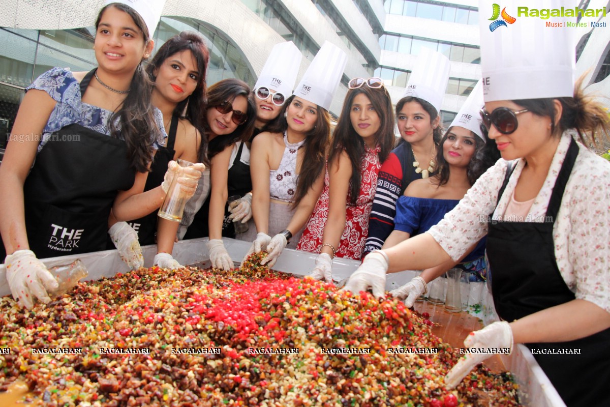 Cake Mixing Ceremony 2016 at The Park Hyderabad