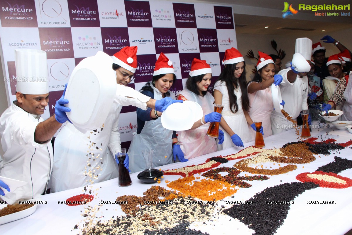 Cake Mixing Ceremony 2016 at Mercure Hyderabad KCP