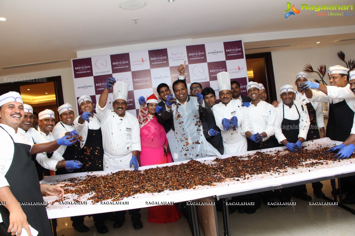 Cake Mixing Ceremony 2016 at Mercure Hyderabad KCP