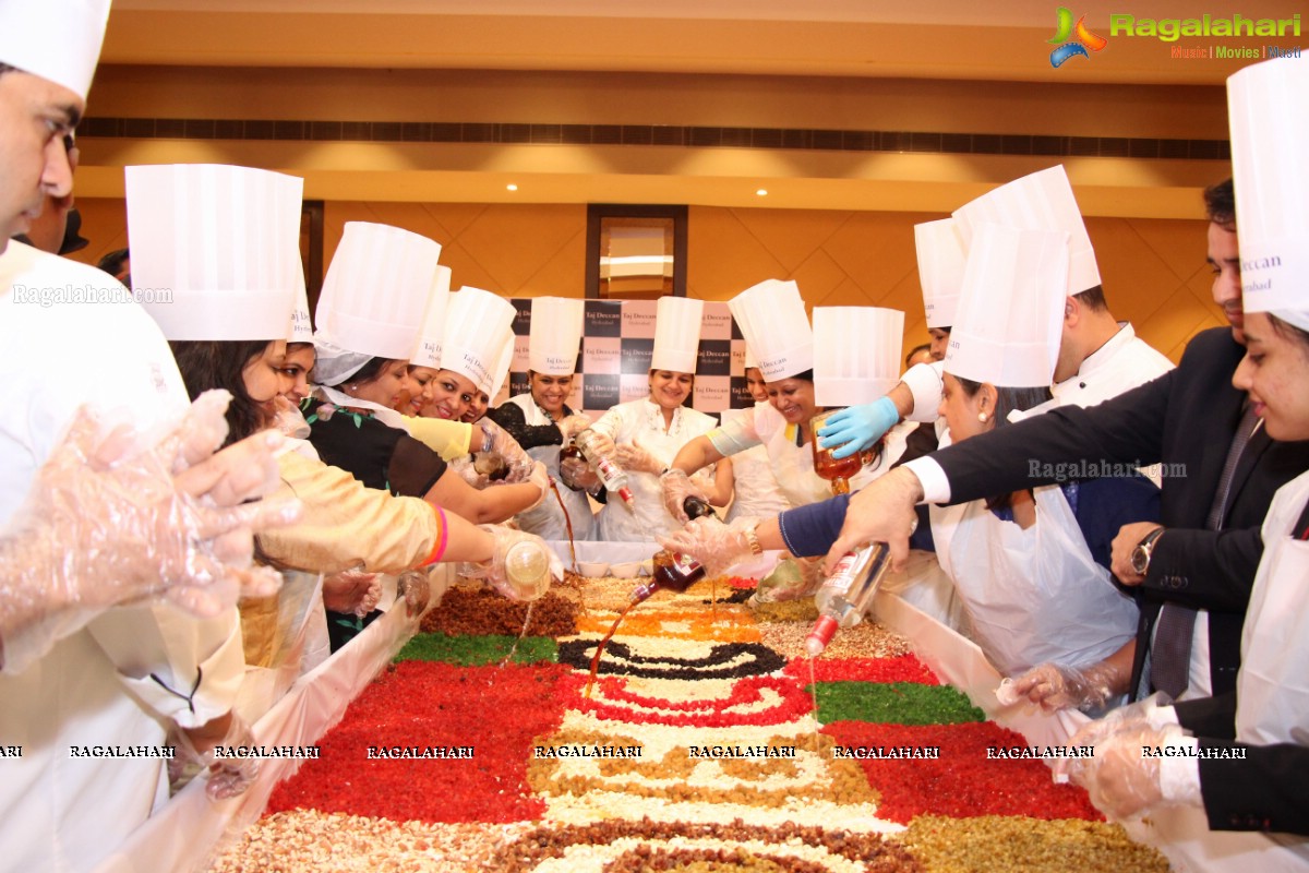Cake Mixing Ceremony 2016 at Taj Deccan, Hyderabad